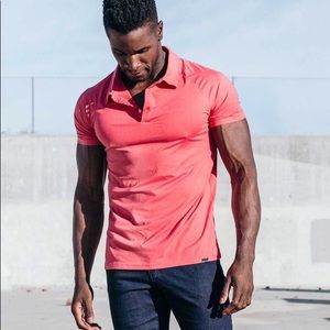 Mens barbell havok polo XL